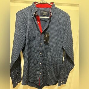 Lloyd Jefferson London swan navy size small men’s